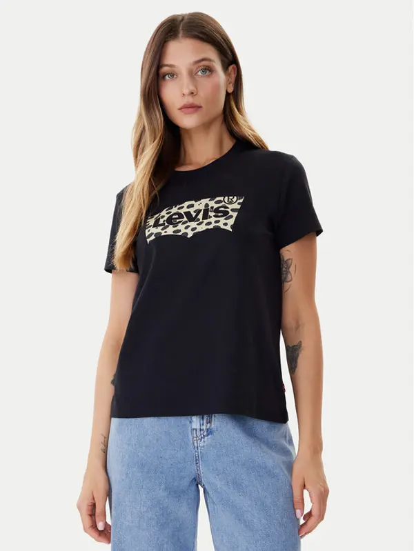 Levi's Levi's® T-shirt The Perfect 17369-2437 Crna Standard Fit