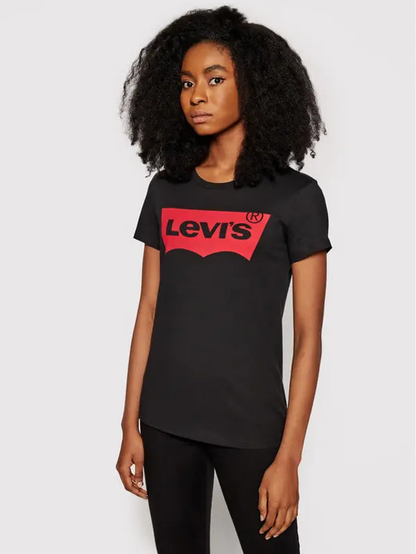 Levi's Levi's® T-shirt The Perfect Graphic Tee 17369-0201 Crna Regular Fit