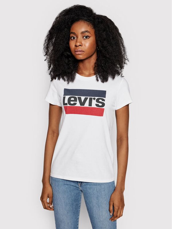 Levi's® Levi's® T-shirt The Perfect Graphic Tee 17369-0297 Bijela Regular Fit