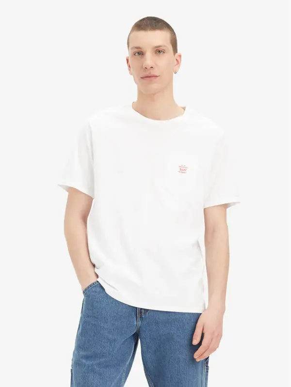 Levi's® Levi's® T-shirt Workwear A5850-0005 Bijela Loose Fit