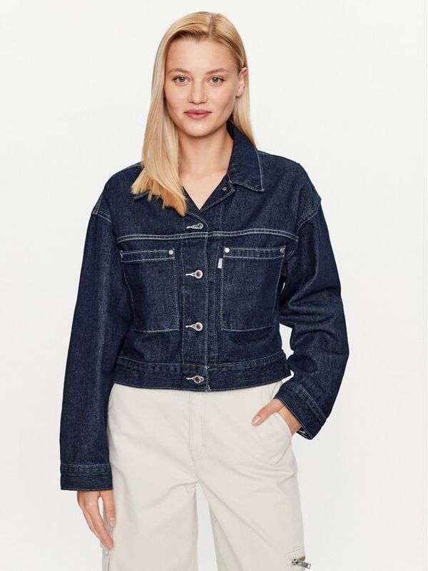 Levi's® Levi's® Traper jakna Silvertab A6346-0000 Tamnoplava Loose Fit