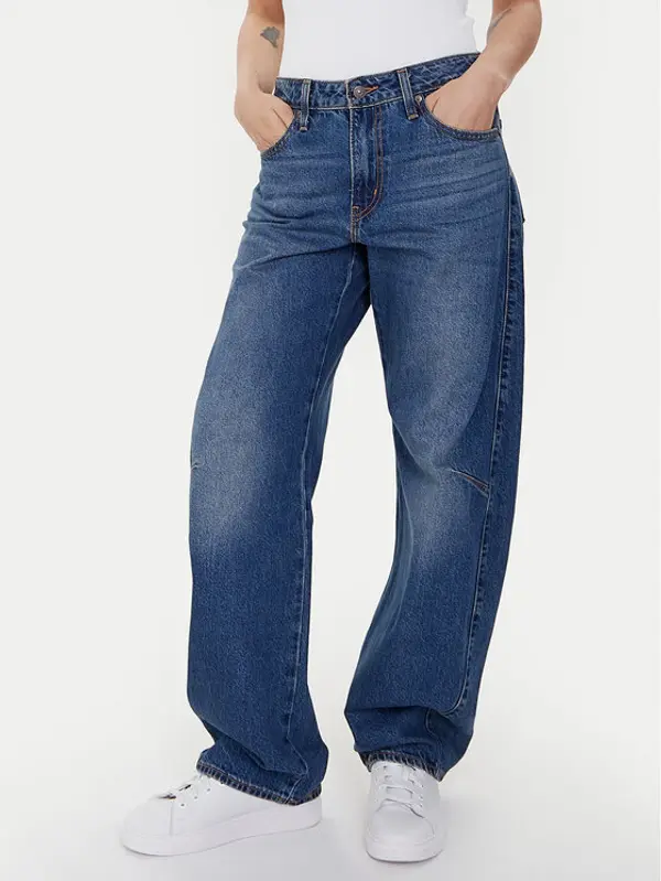 Levi's® Levi's® Traperice Dad Barrel 0039A-0001 Plava Baggy Fit
