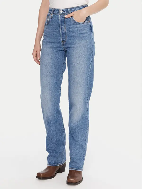 Levi's Levi's® Traperice Ribcage 79078-0008 Plava Straight Fit