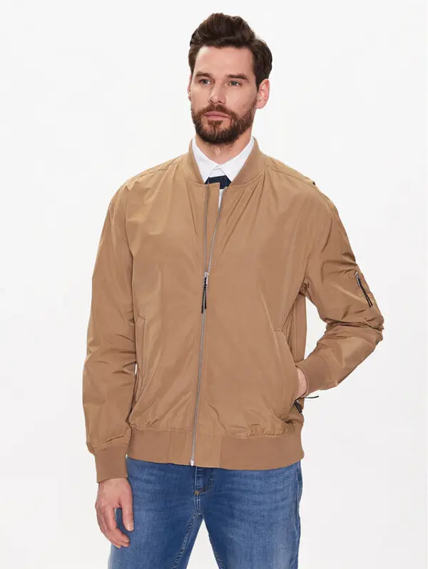 lindbergh Lindbergh Bomber 30-321000 Smeđa Regular Fit