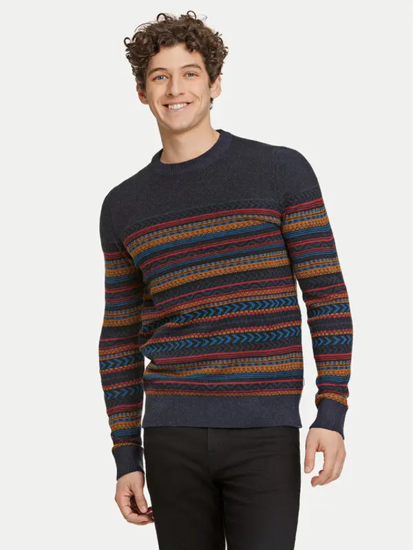 lindbergh Lindbergh Džemper 30-80042 Tamnoplava Slim Fit