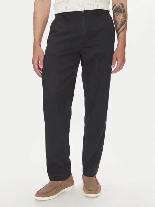 lindbergh Lindbergh Hlače 30-008031 Tamnoplava Relaxed Fit