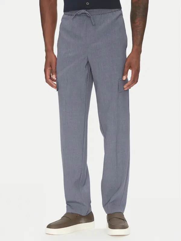 lindbergh Lindbergh Hlače 30-01112A Plava Relaxed Fit