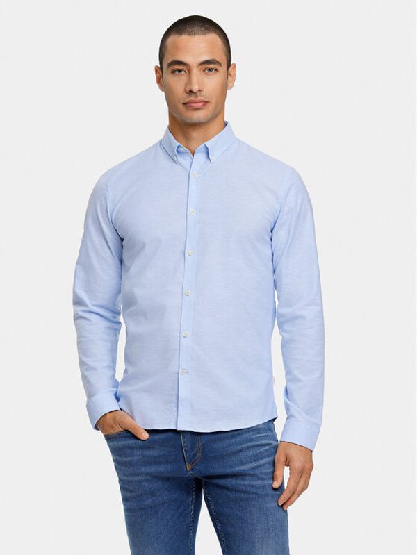 Lindbergh Lindbergh Košulja 30-203174 Svijetloplava Slim Fit
