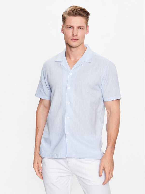Lindbergh Lindbergh Košulja 30-203319 Svijetloplava Relaxed Fit