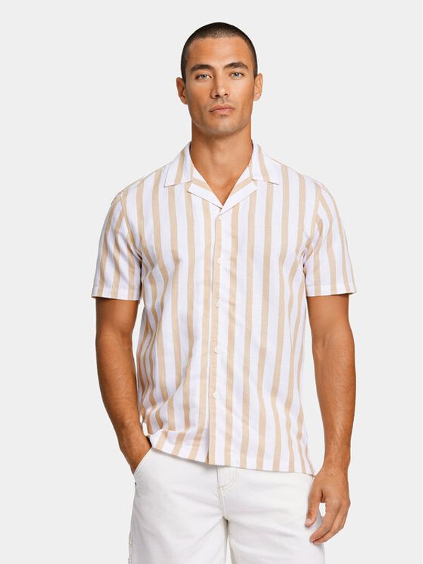 Lindbergh Lindbergh Košulja 30-203321 Bež Relaxed Fit