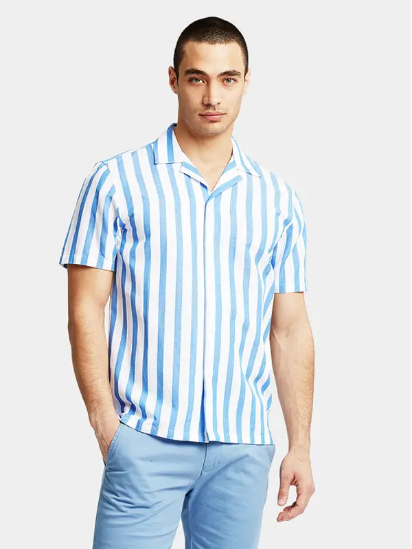 lindbergh Lindbergh Košulja 30-203321 Plava Relaxed Fit