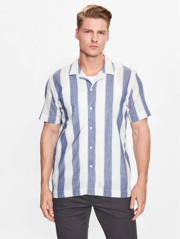 lindbergh Lindbergh Košulja 30-203419 Plava Relaxed Fit