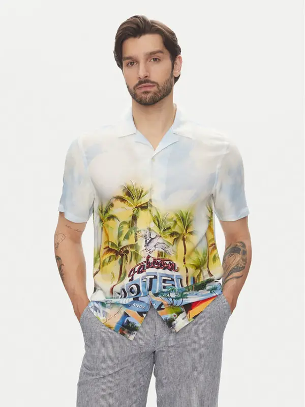 lindbergh Lindbergh Košulja 30-203735 Šarena Relaxed Fit