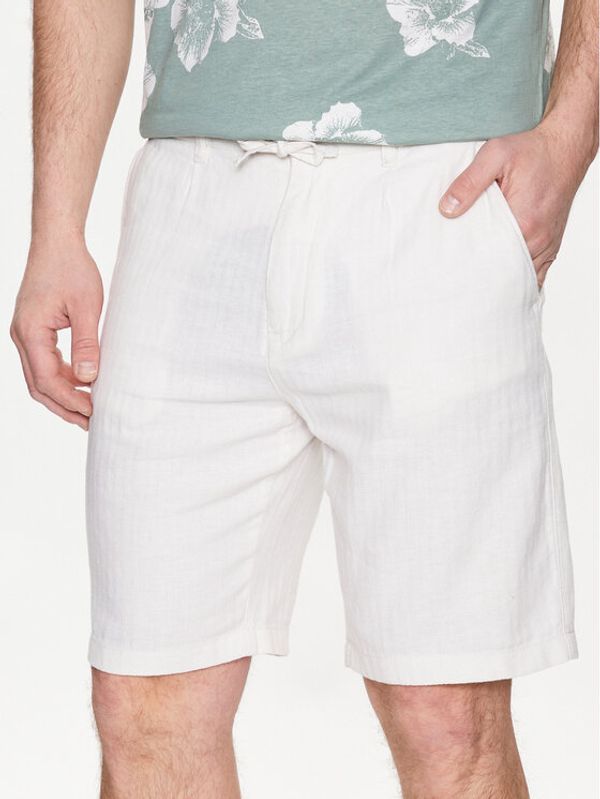 Lindbergh Lindbergh Kratke hlače 30-505020 Bijela Relaxed Fit