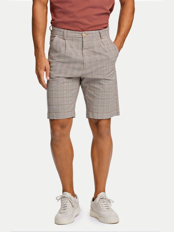 Lindbergh Lindbergh Kratke hlače 30-505024 Bež Wide Fit