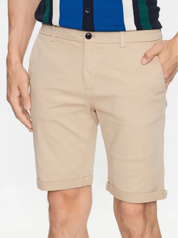 lindbergh Lindbergh Kratke hlače 30-505044 Bež Slim Fit