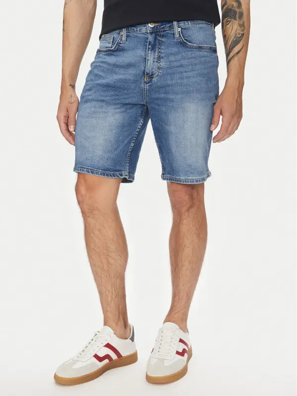 lindbergh Lindbergh Kratke traperice 30-550000VBL Plava Loose Fit