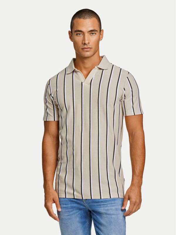 Lindbergh Lindbergh Polo 30-404259 Bež Slim Fit