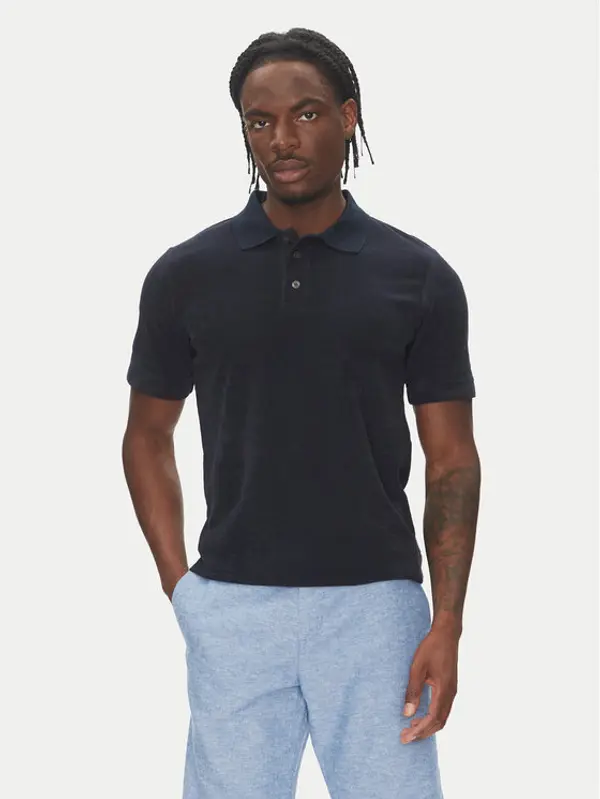 lindbergh Lindbergh Polo 30-404263 Tamnoplava Relaxed Fit