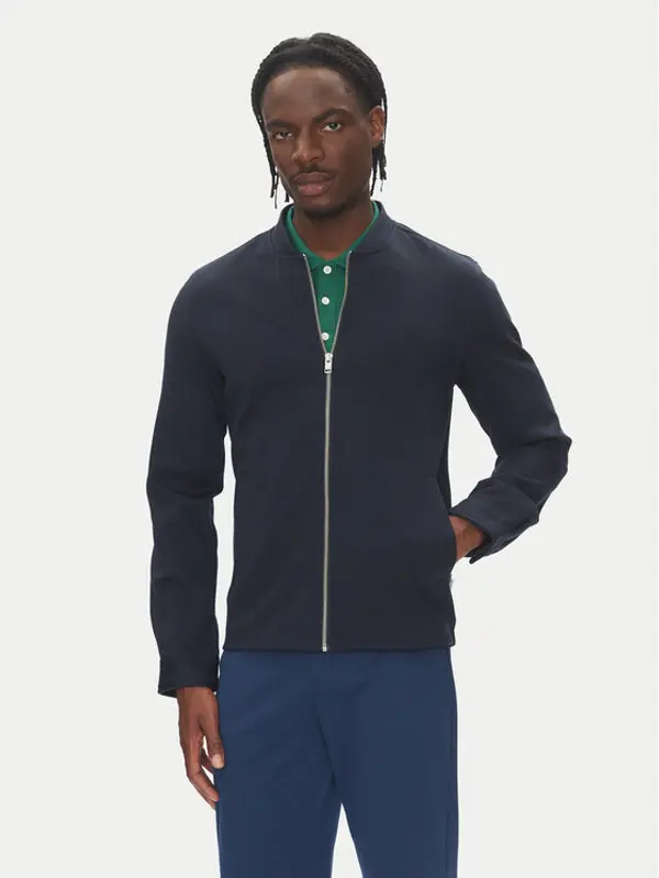lindbergh Lindbergh Prijelazna jakna 30-306035 Tamnoplava Slim Fit
