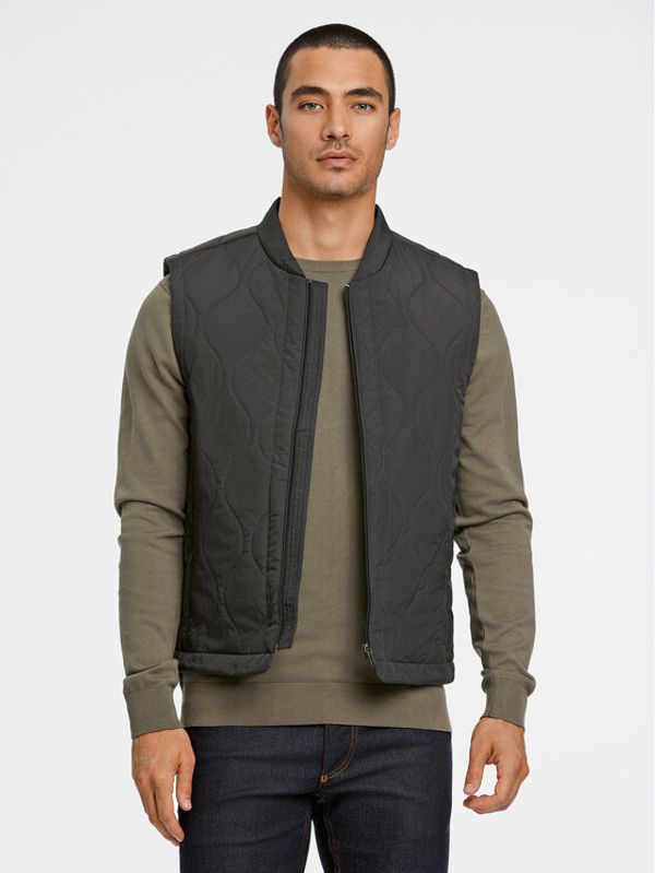 Lindbergh Lindbergh Prsluk 30-305525 Crna Relaxed Fit