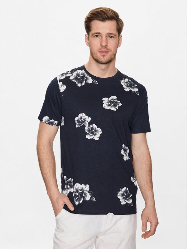 Lindbergh Lindbergh T-shirt 30-400223 Tamnoplava Relaxed Fit