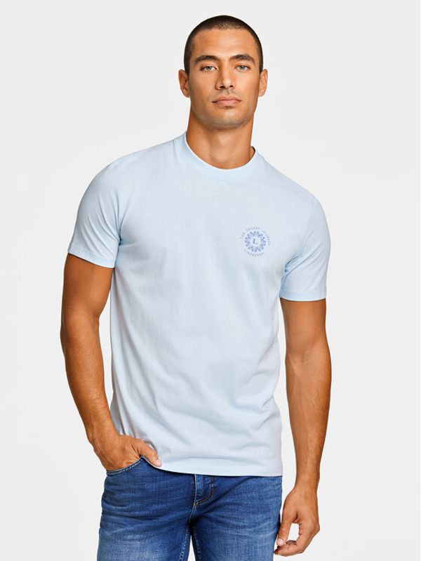 Lindbergh Lindbergh T-shirt 30-400267 Svijetloplava Relaxed Fit