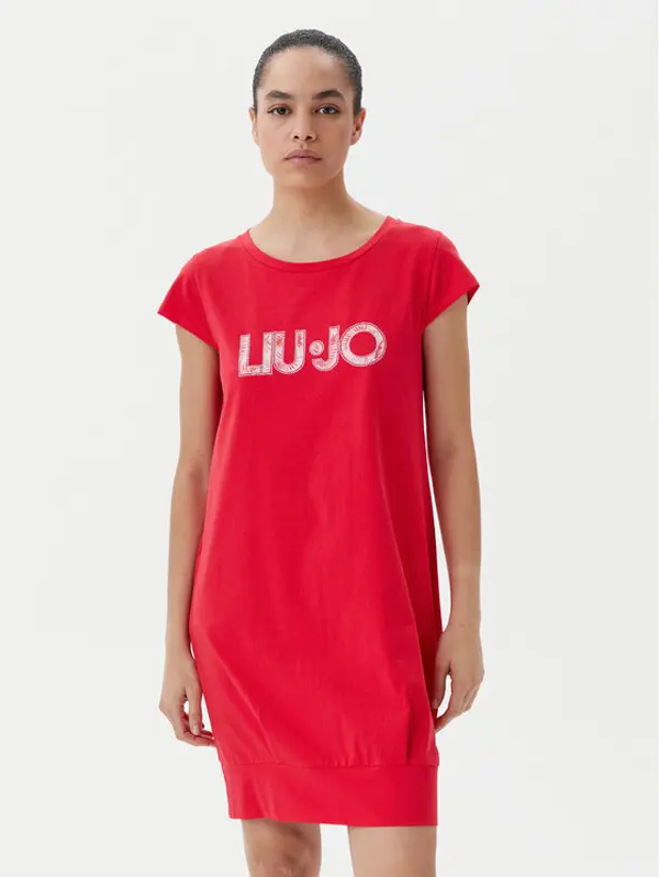 Liu Jo Beachwear Liu Jo Beachwear Haljina za svaki dan VA5194 JS003 Crvena Regular Fit