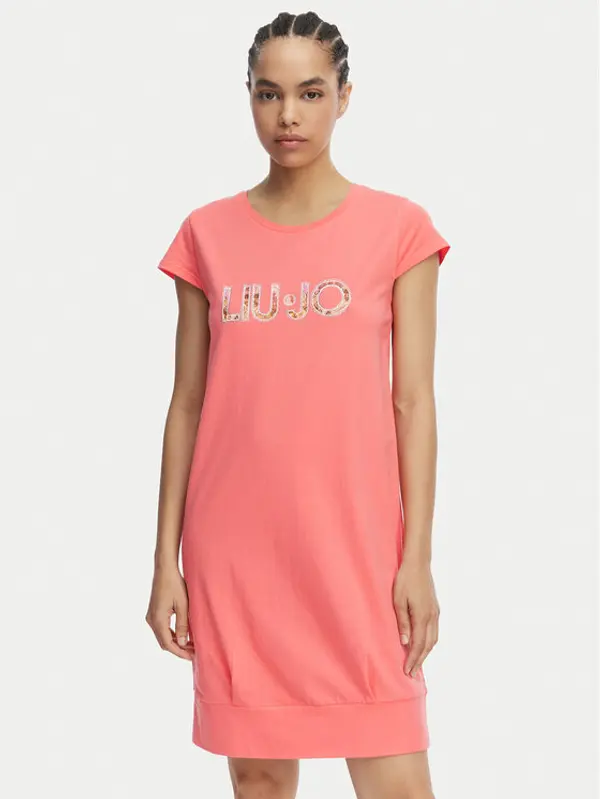 Liu Jo Beachwear Liu Jo Beachwear Haljina za svaki dan VA6212 JS003 Koraljna Regular Fit