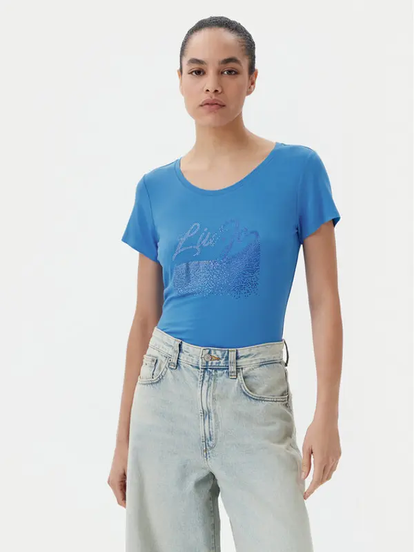 Liu Jo Beachwear Liu Jo Beachwear T-shirt VA5157 JS360 Plava Regular Fit