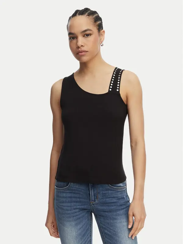 Liu Jo Beachwear Liu Jo Beachwear Top VA6033 JS360 Crna Regular Fit