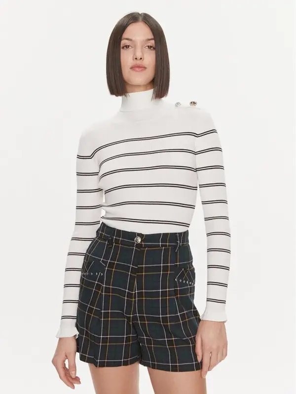 Liu Jo Liu Jo Dolčevita MF3002 MS99E Bijela Slim Fit