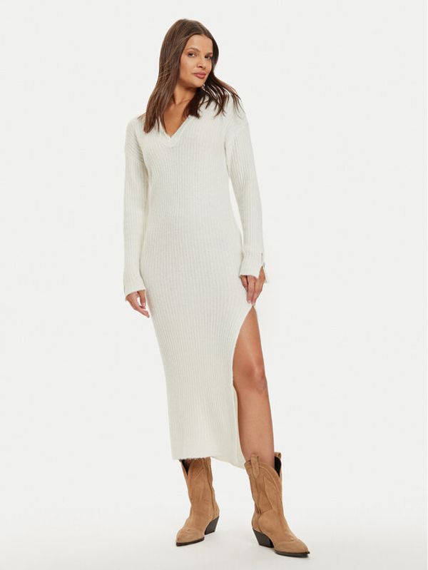 Liu Jo Liu Jo Džemper haljina WF4532 MA57P Écru Regular Fit