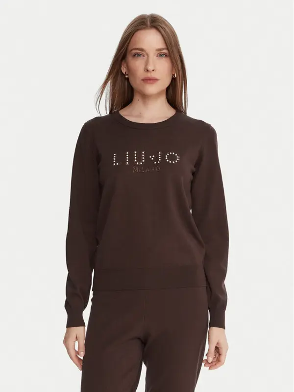 Liu Jo Liu Jo Džemper TF5248 MS63L Smeđa Regular Fit