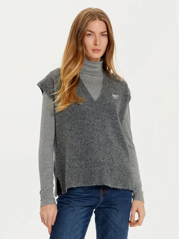 Liu Jo Liu Jo Džemper WF4432 MA49P Siva Regular Fit