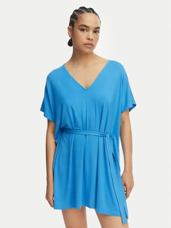 Liu Jo Liu Jo Haljina za plažu VA5164 JS360 Plava Relaxed Fit