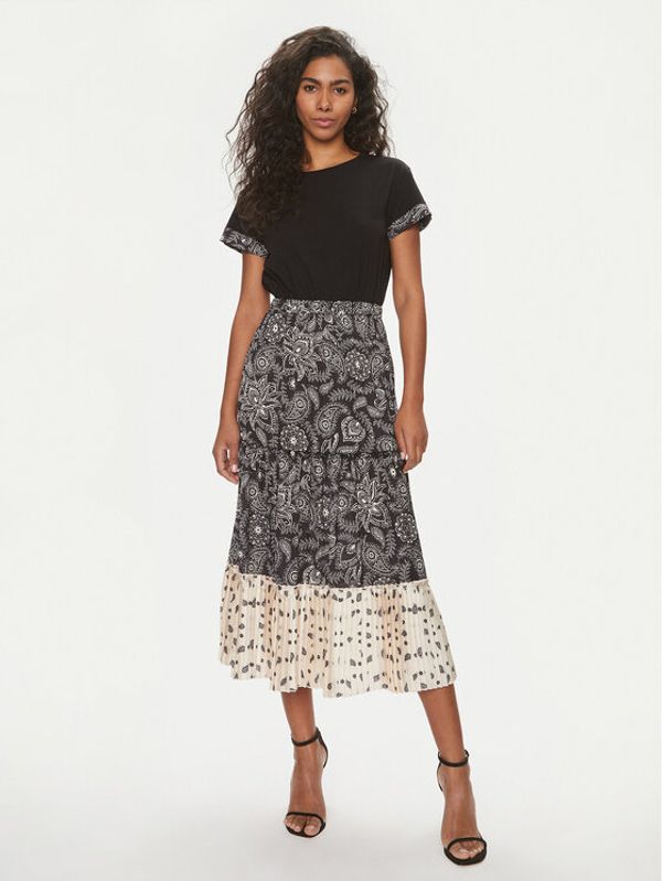 Liu Jo Liu Jo Haljina za svaki dan MA4114 J7821 Crna Regular Fit