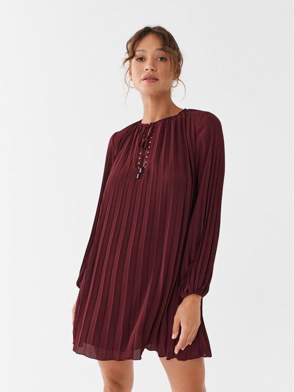 Liu Jo Liu Jo Haljina za svaki dan MF3399 T0414 Tamnocrvena Relaxed Fit