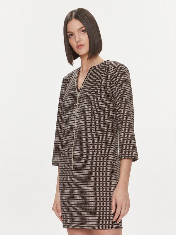 Liu Jo Liu Jo Haljina za svaki dan MF3413 J4050 Crna Regular Fit