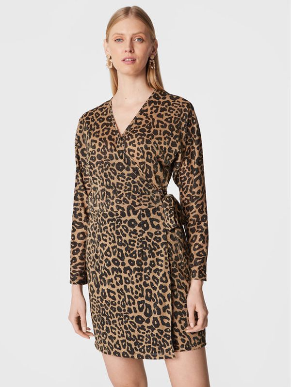 Liu Jo Liu Jo Haljina za svaki dan WF2233 J4039 Smeđa Regular Fit