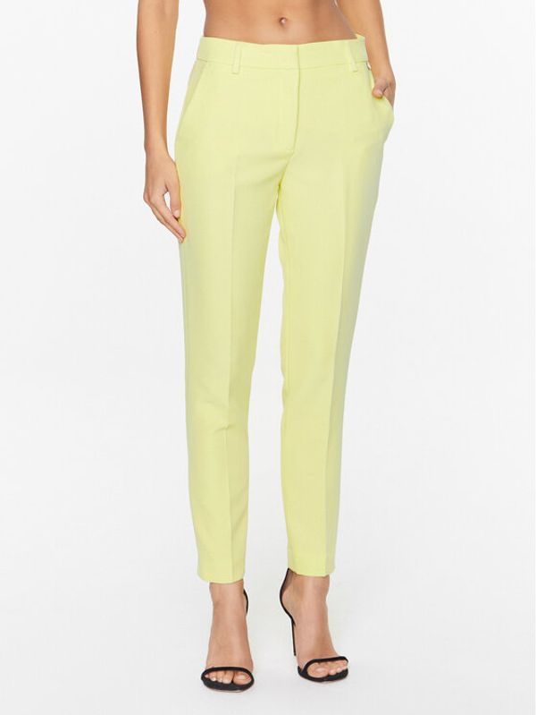 Liu Jo Liu Jo Hlače CA3235 T2200 Žuta Slim Fit