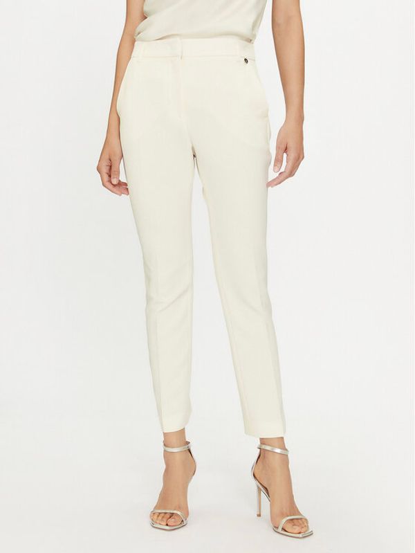 Liu Jo Liu Jo Hlače CA4201 T2200 Écru Regular Fit