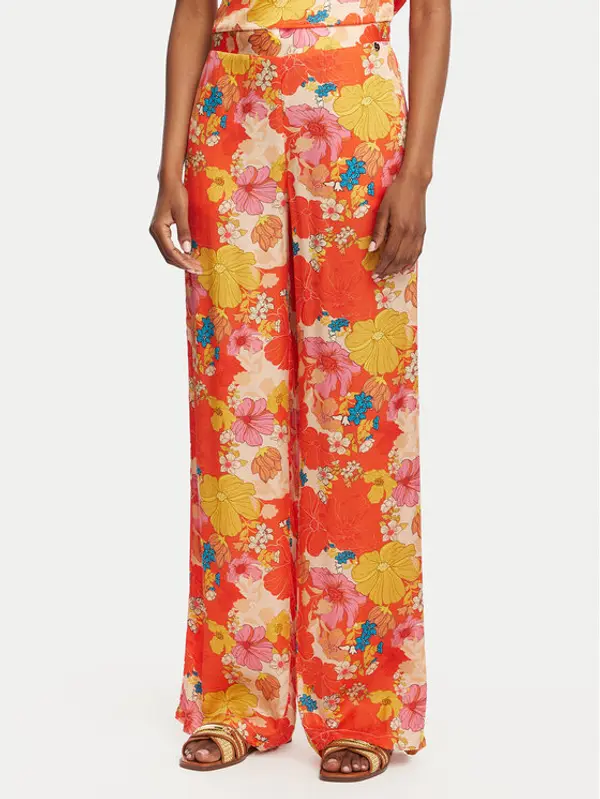 Liu Jo Liu Jo Hlače WA6484 T473A Crvena Relaxed Fit