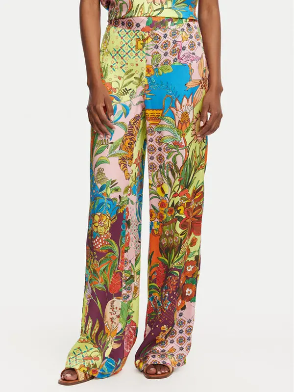 Liu Jo Liu Jo Hlače WA6484 T473A Šarena Relaxed Fit