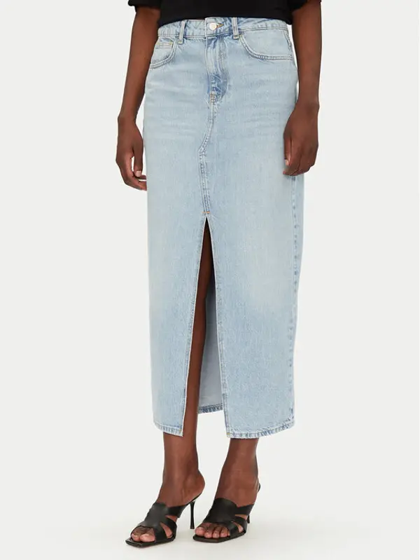 Liu Jo Liu Jo Jeans suknja UA5188 D4854 78840 Plava Regular Fit