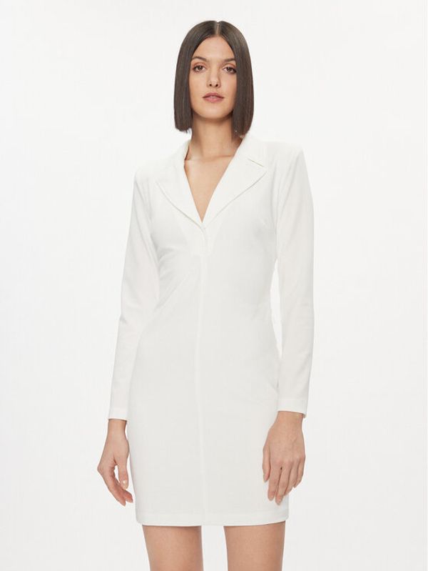 Liu Jo Liu Jo Koktel haljina CA4136 J1930 Bijela Regular Fit