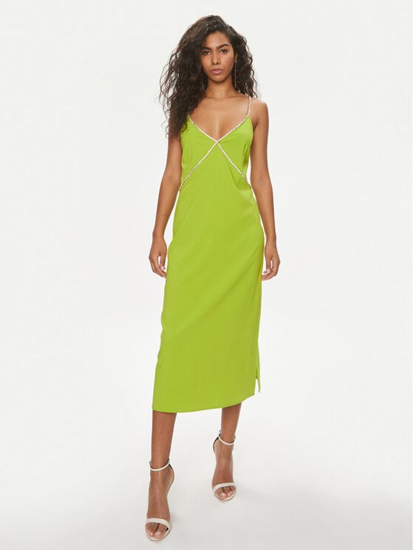 Liu Jo Liu Jo Koktel haljina CA4183 TS058 Zelena Regular Fit