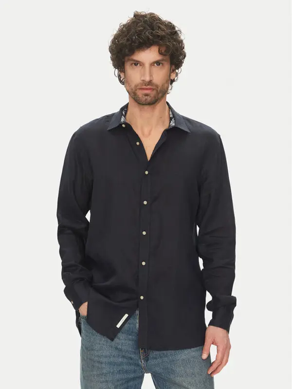Liu Jo Liu Jo Košulja QA5097 T4359 94013 Tamnoplava Regular Fit