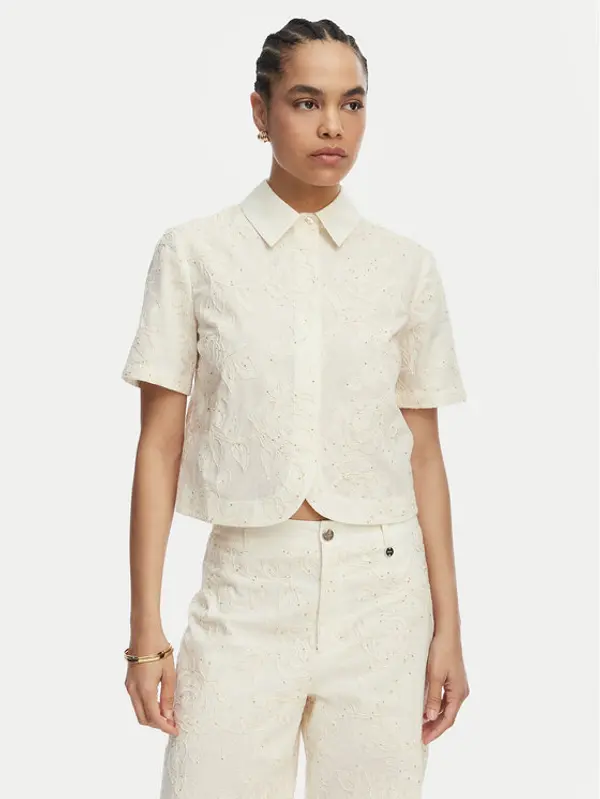 Liu Jo Liu Jo Košulja WA6508 T472A Krem Regular Fit
