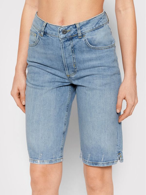 Liu Jo Liu Jo Kratke traperice UA2078 DS009 Plava Regular Fit